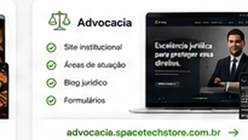 Site profissional para advocacia