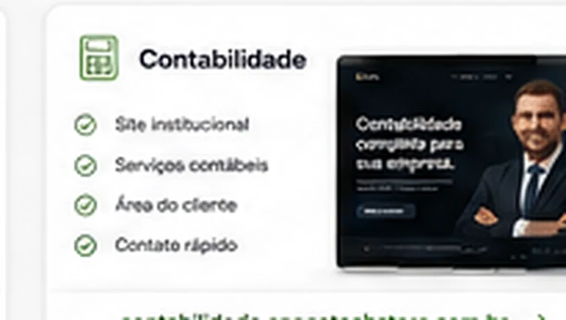Site para contabilidade