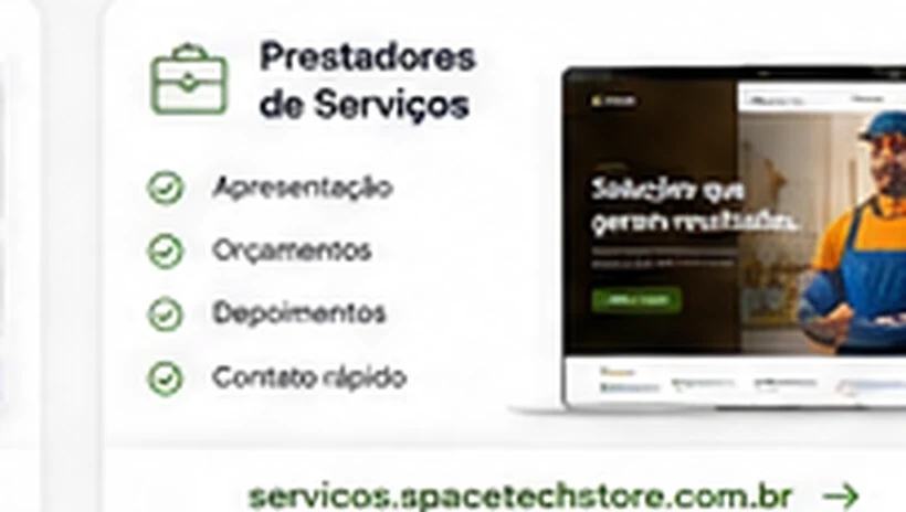 Site para prestadores de serviços